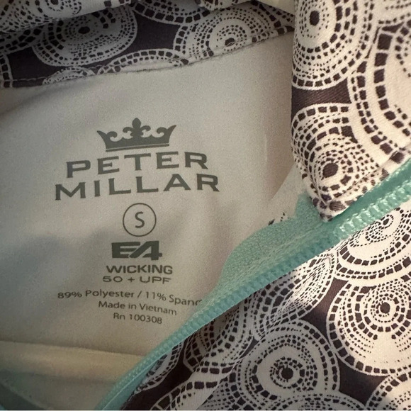 Peter Millar Jacket Womens Small E4 Full Zip Long Sleeve Run Travel UPF Cruise + - Picture 10 of 12